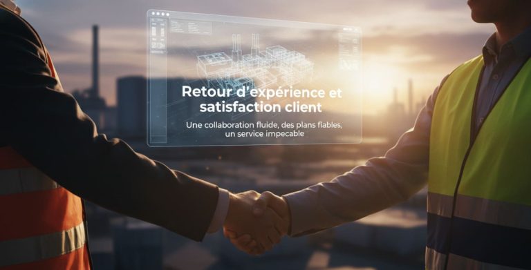 logiciel de plan de masse industriel illustrant la satisfaction client et la fiabilité des projets Lafeco