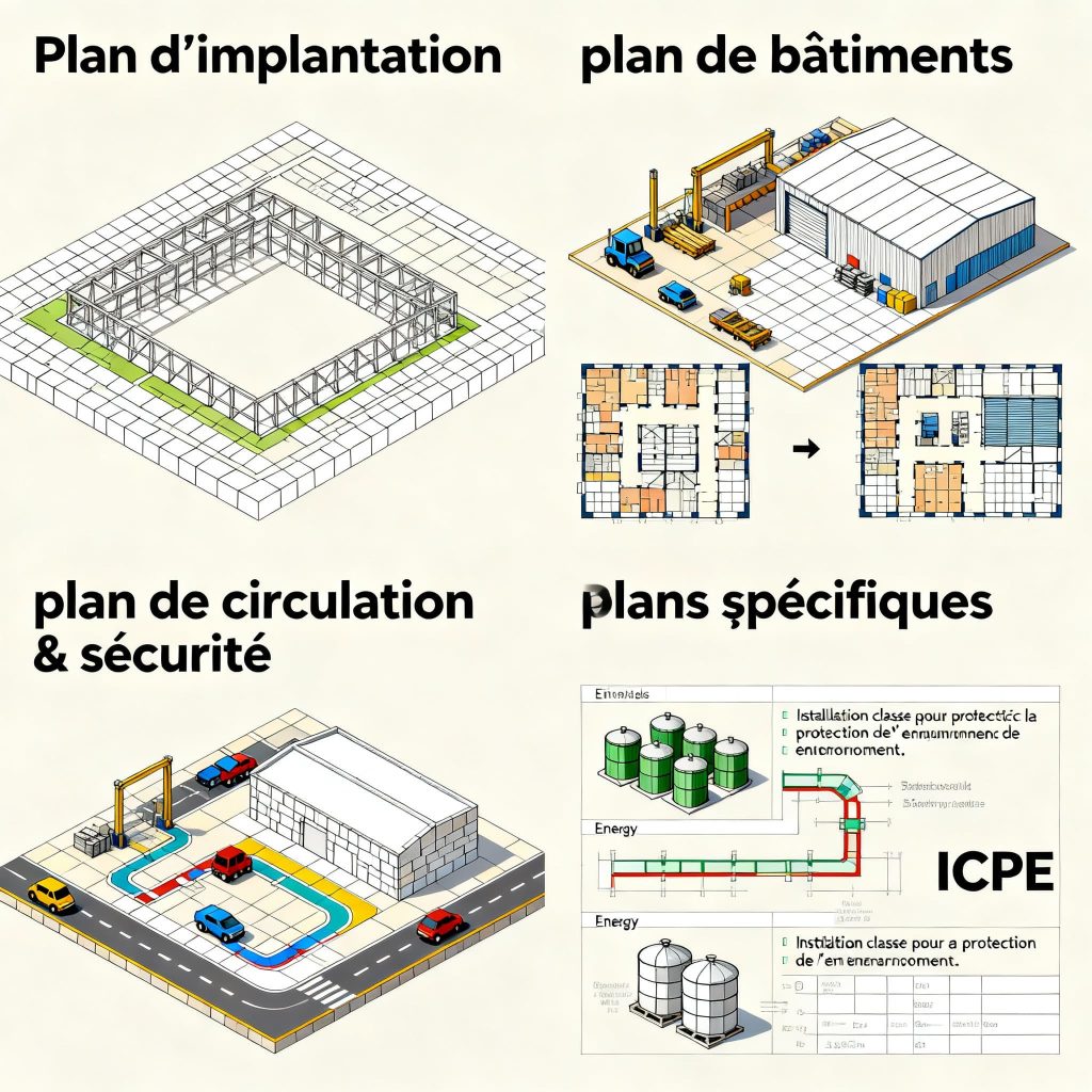 Types de plans industriels - vue synthétique