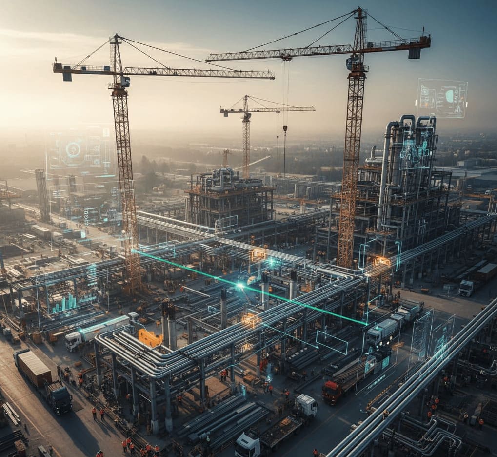 Coordination de chantier industriel – ingénieurs AutoCAD SPS Lafeco